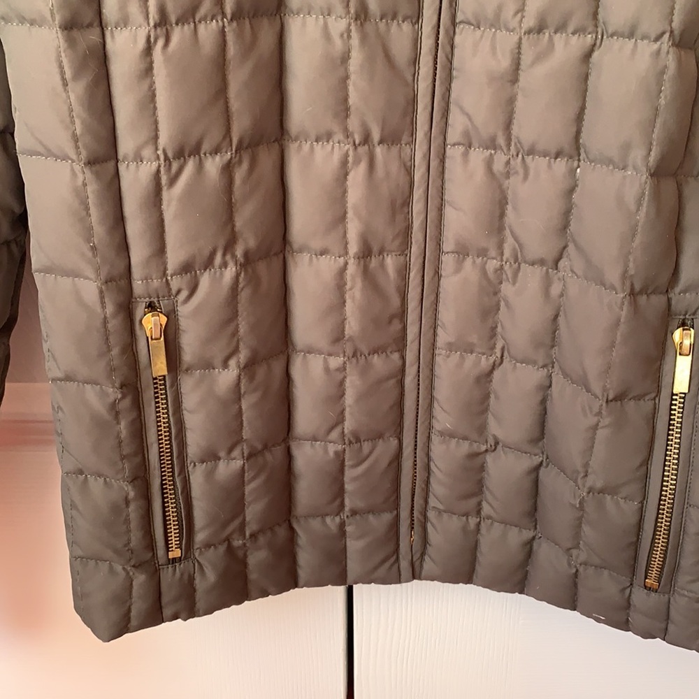 J. Crew Factory Quilted Green Snowcap Jacket Size… - image 7